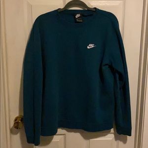 Turquoise Nike Crewneck